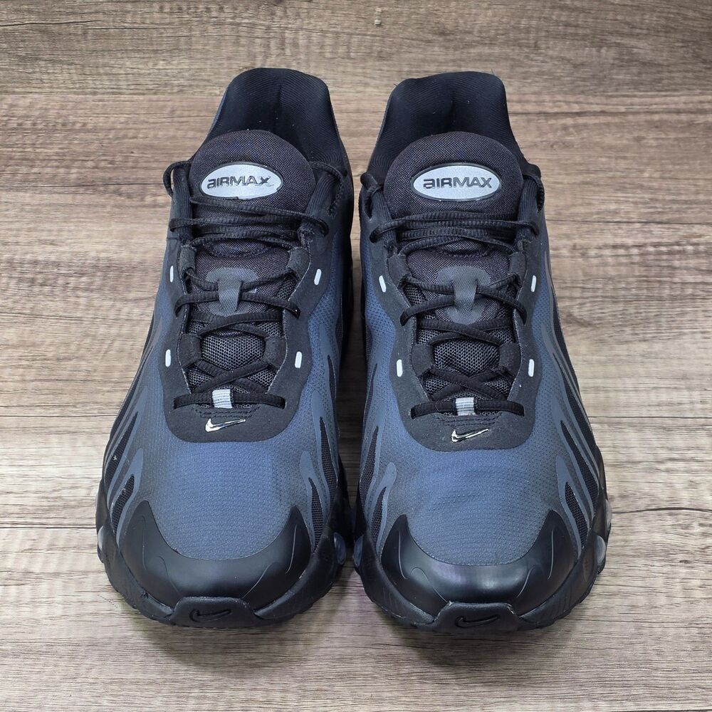 Nike Air Max Dn8 Men's Size 13 Black Thunder Blue Wolf Grey Shoes II7634-001 - Picture 2 of 10